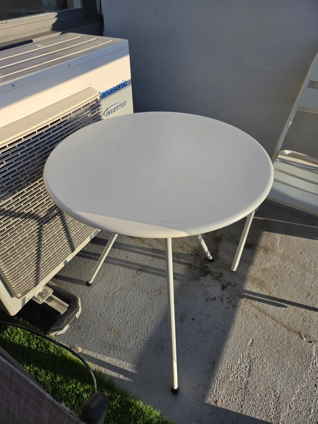 White Metal Bistro Set - photo 2
