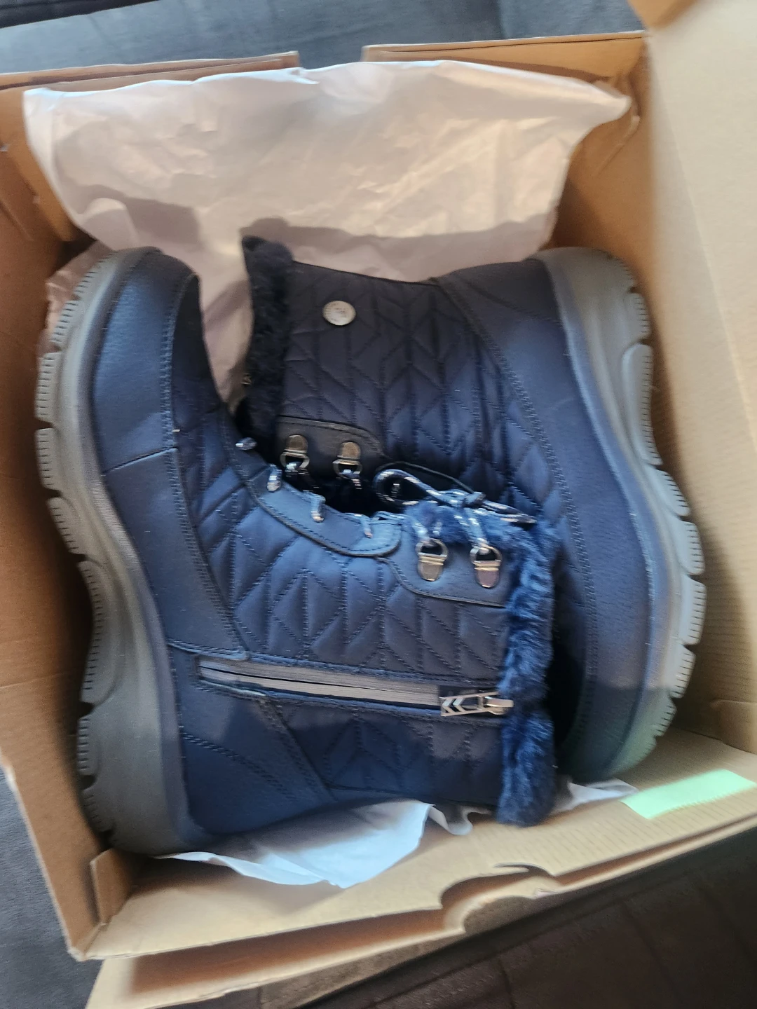 Skechers Easy Going-Frostine Navy Boots - photo 2