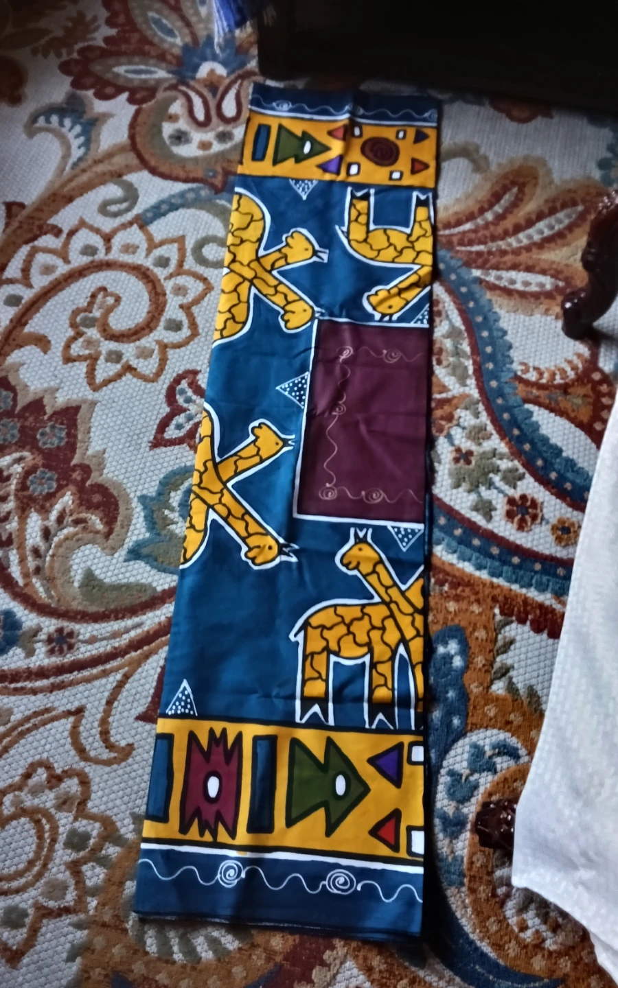 Large Square Tribal Giraffe Tablecloth/Tapestry - photo 4