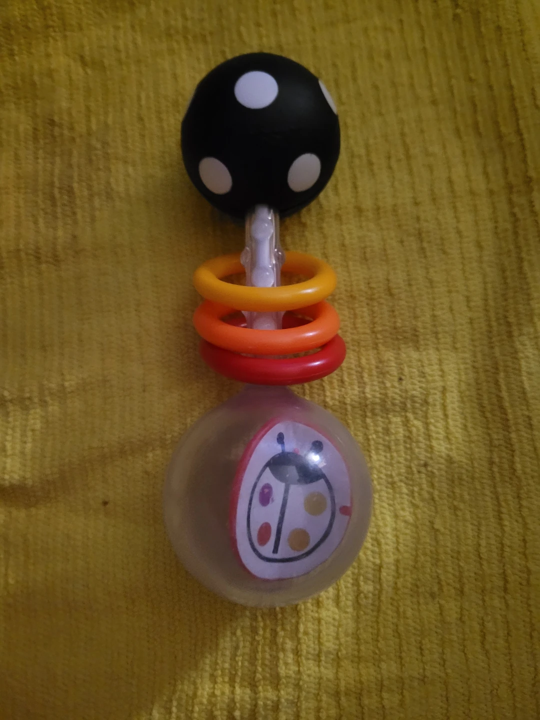 Sassy spin shine rattle