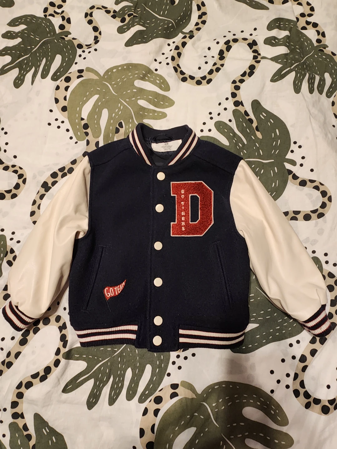 H&M Tigers Varsity Jacket 2t-3t