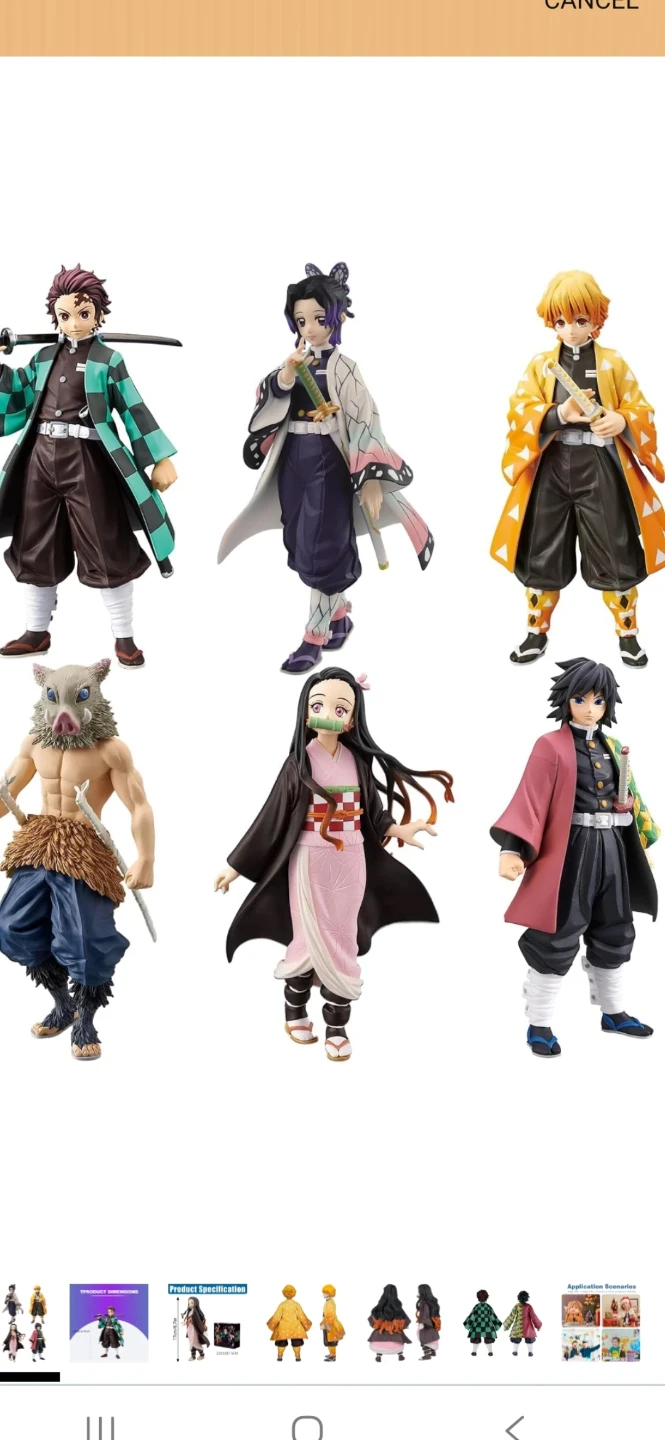 Demon Slayer 6-piece Figure Set