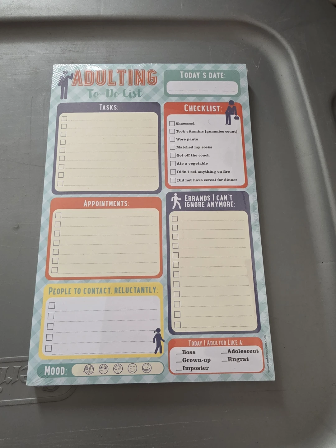 Peter Pauper Press Adulting To-Do Pad