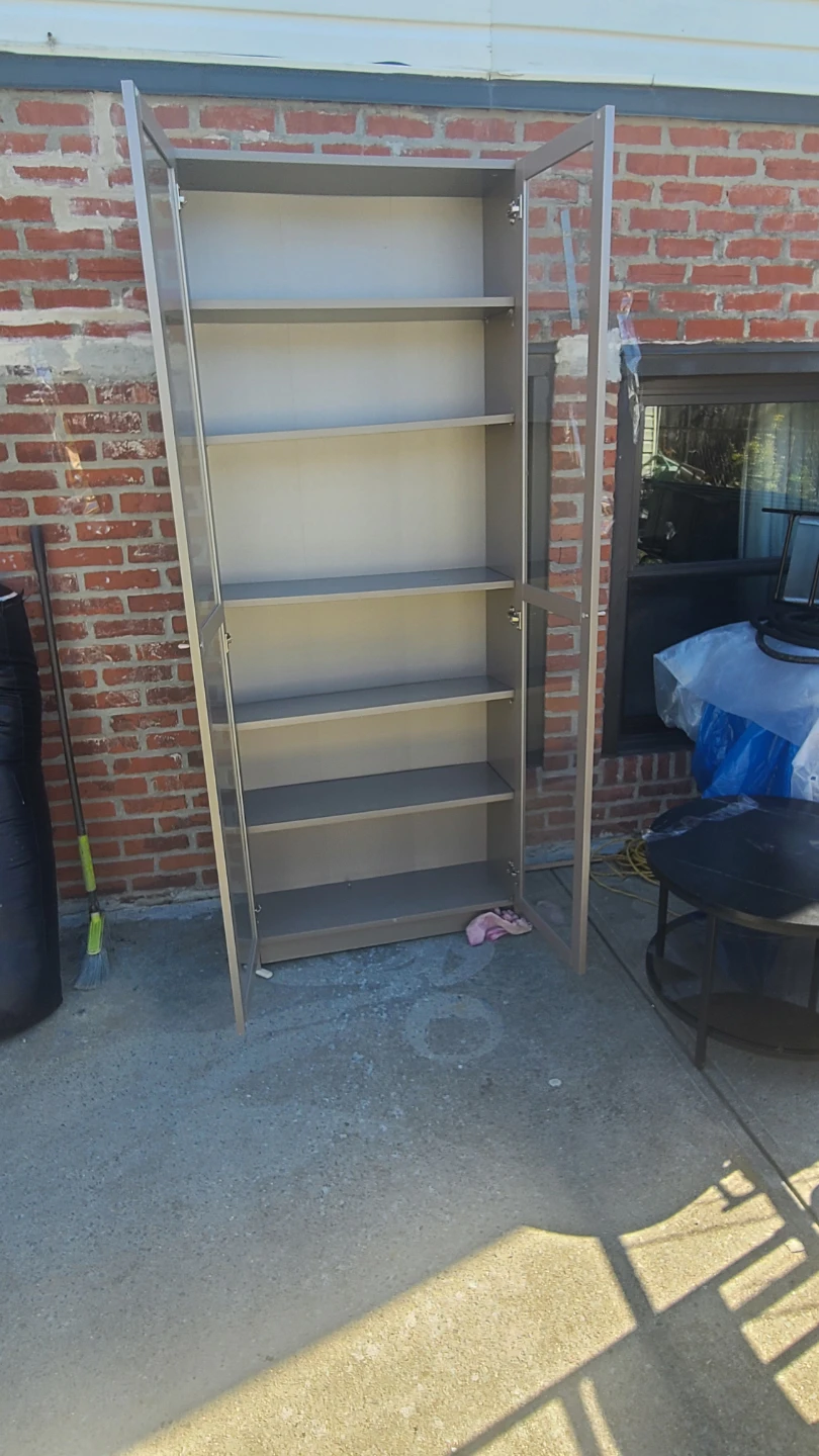 IKEA Billy Glass Door Bookcase - photo 2