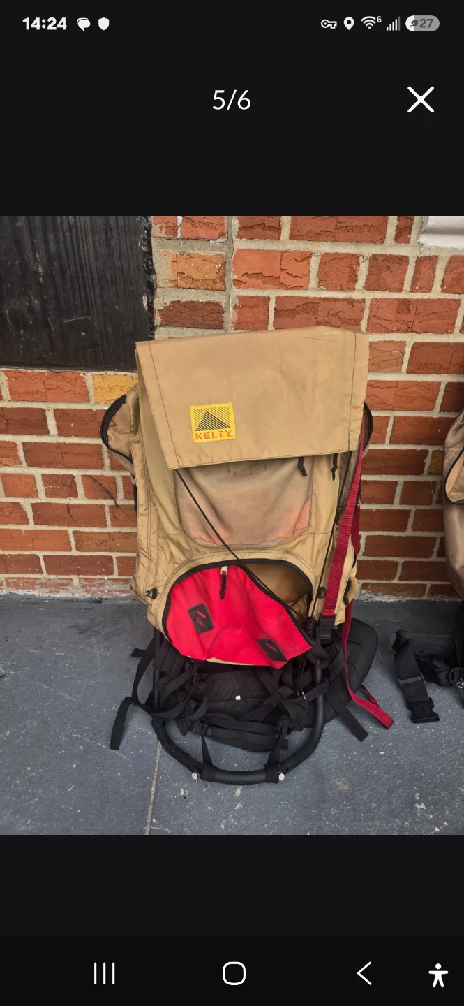 Two Vintage Kelty External Frame Backpacks - photo 4