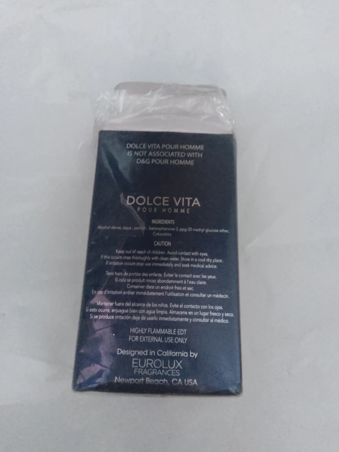 Eurolux Dolce Vita Pour Homme EDT 100ml - photo 3