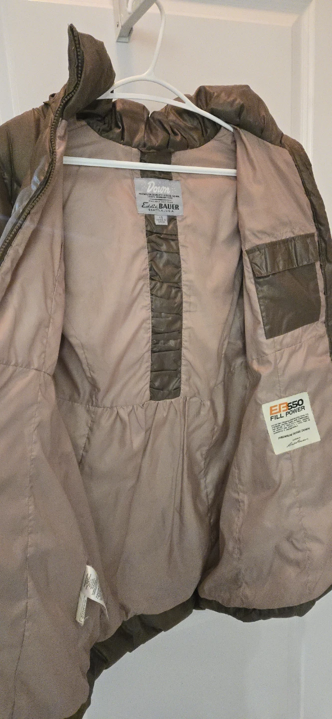 Eddie Bauer goose down feather winter jacket - womens' - photo 2