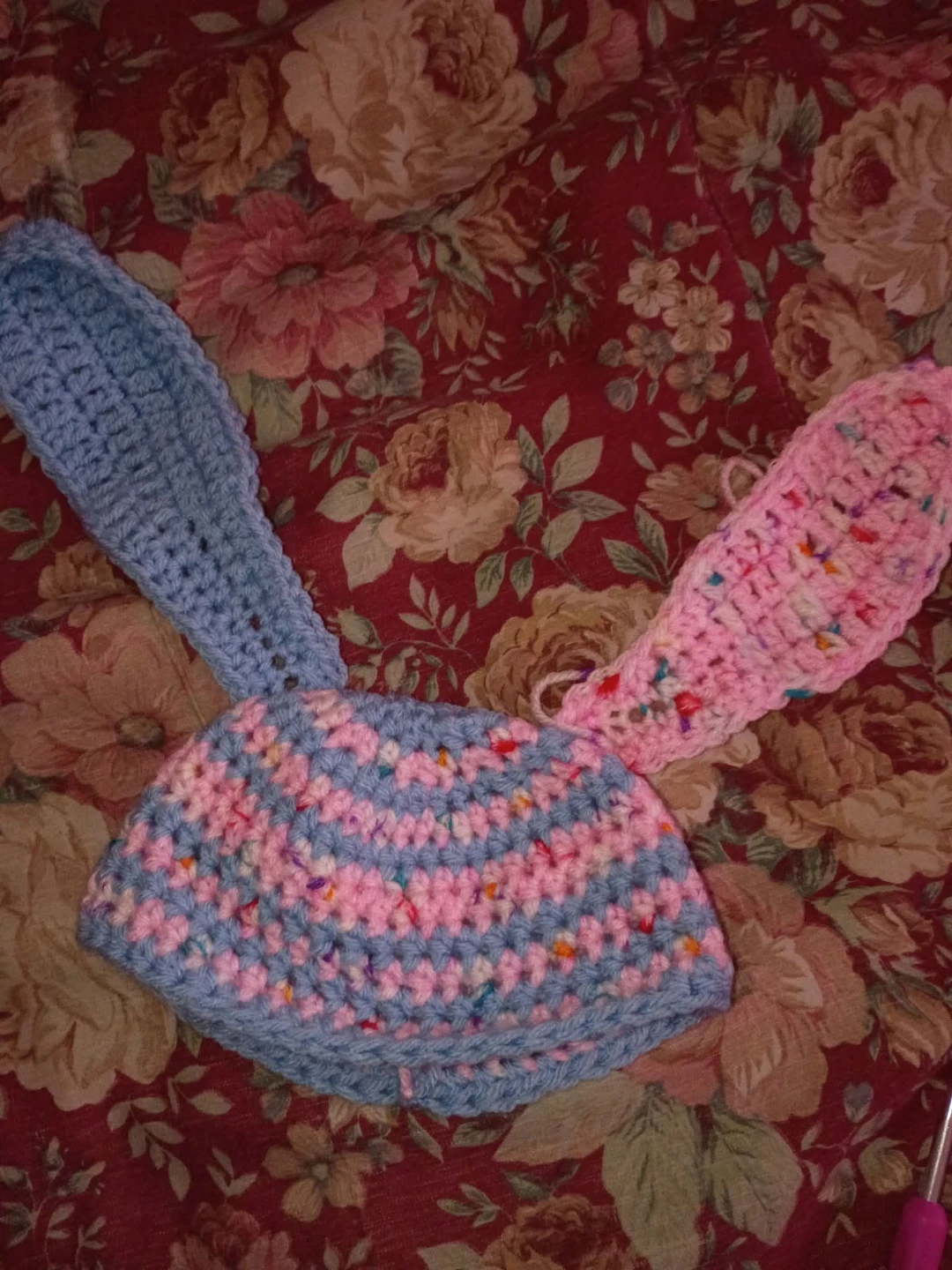 Hand-Crocheted Bunny Ear Beanie