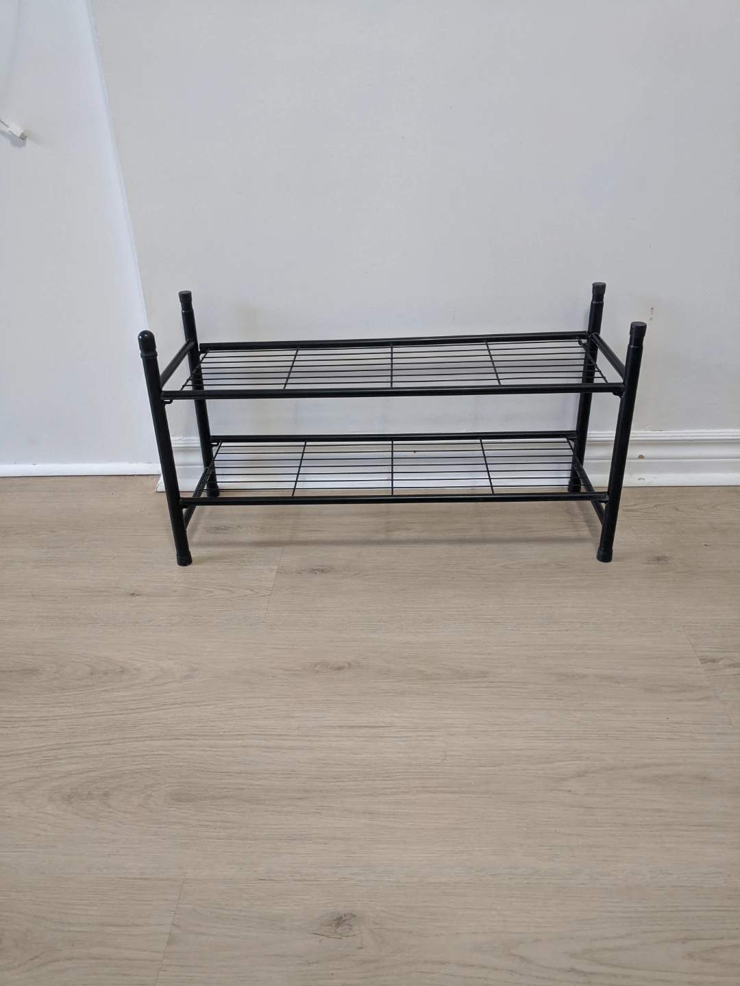 Two-Tier Metal Shoe Rack