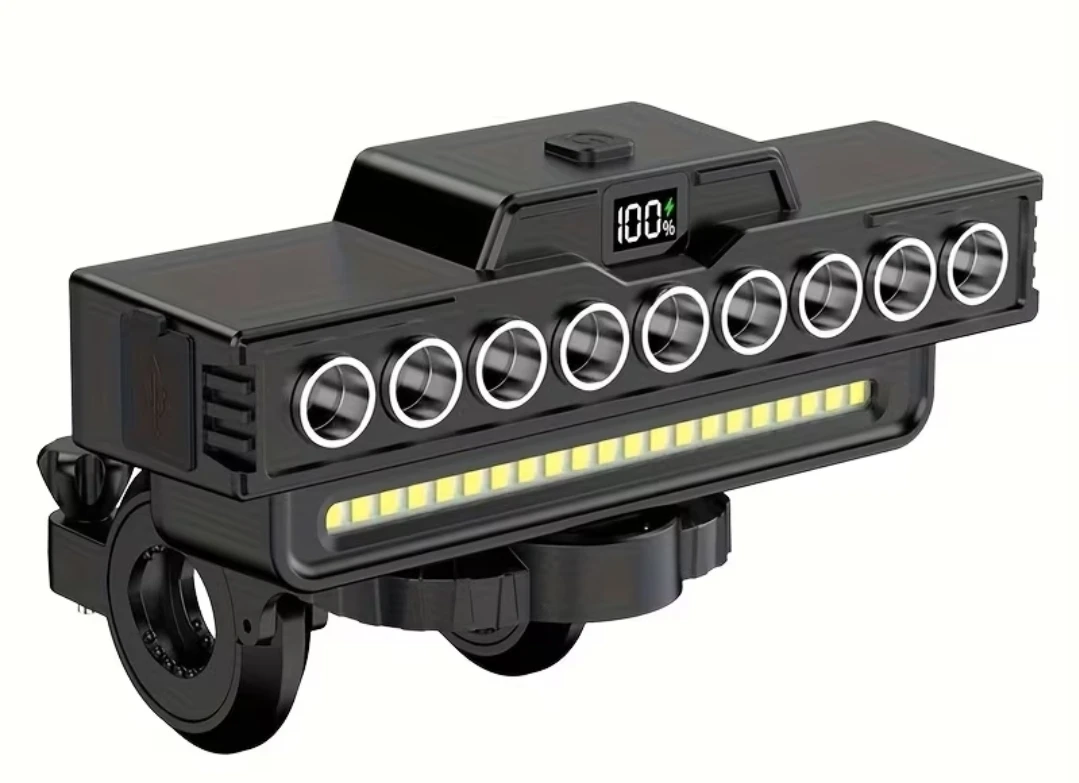 Bicycle LED Headlight with Remote Horn - photo 2