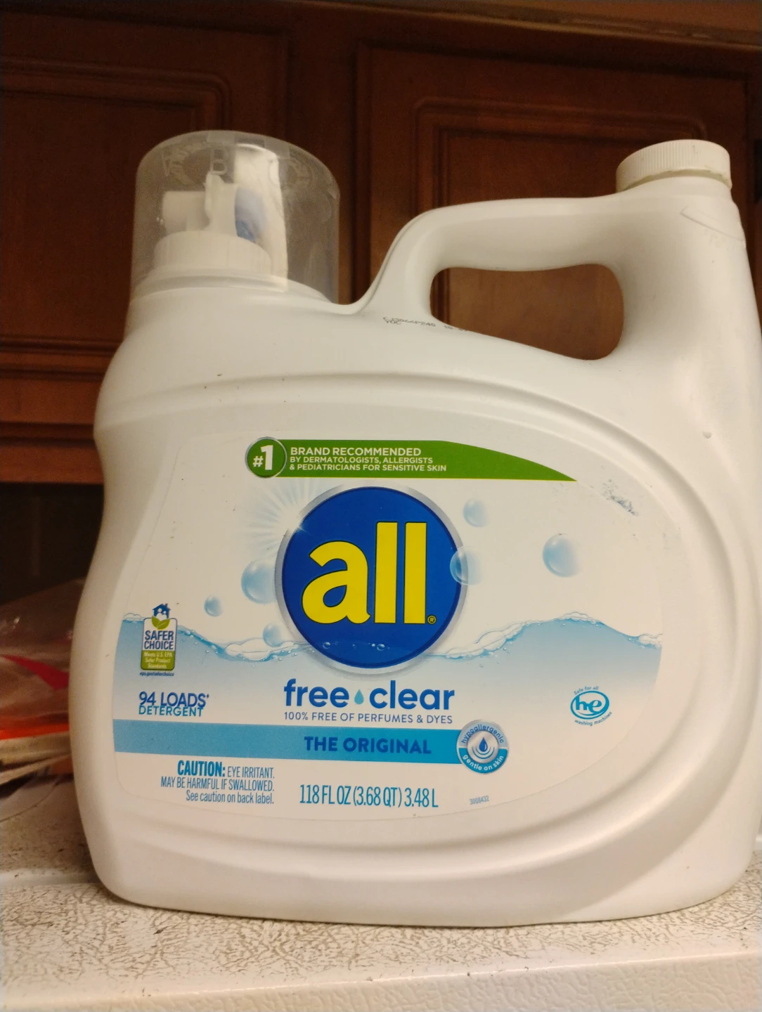 all Free Clear Liquid Laundry Detergent 118 fl oz