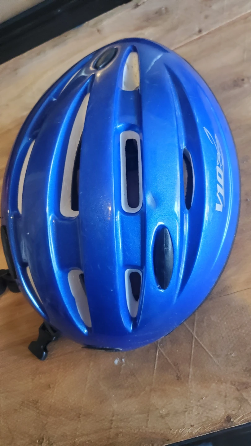 Blue V10 bicycle helmet (used) - photo 3