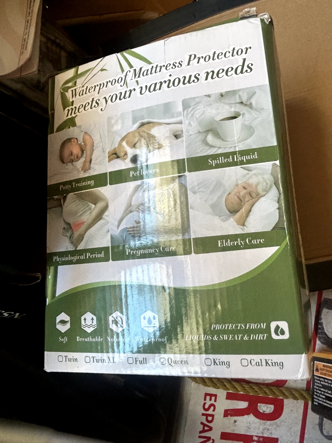 Waterproof Mattress Protector - Queen Size - photo 2