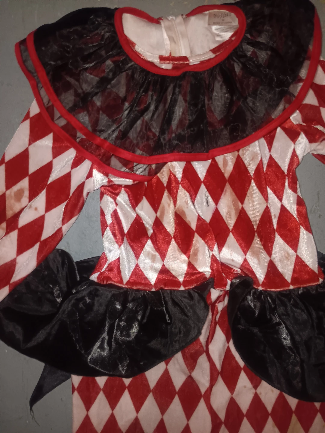 Spirit Halloween Harlequin Jester Costume - Size M - photo 3
