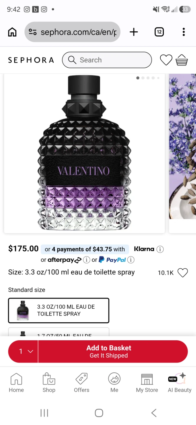 Valentino Born in Roma Uomo Eau de Toilette 100ml