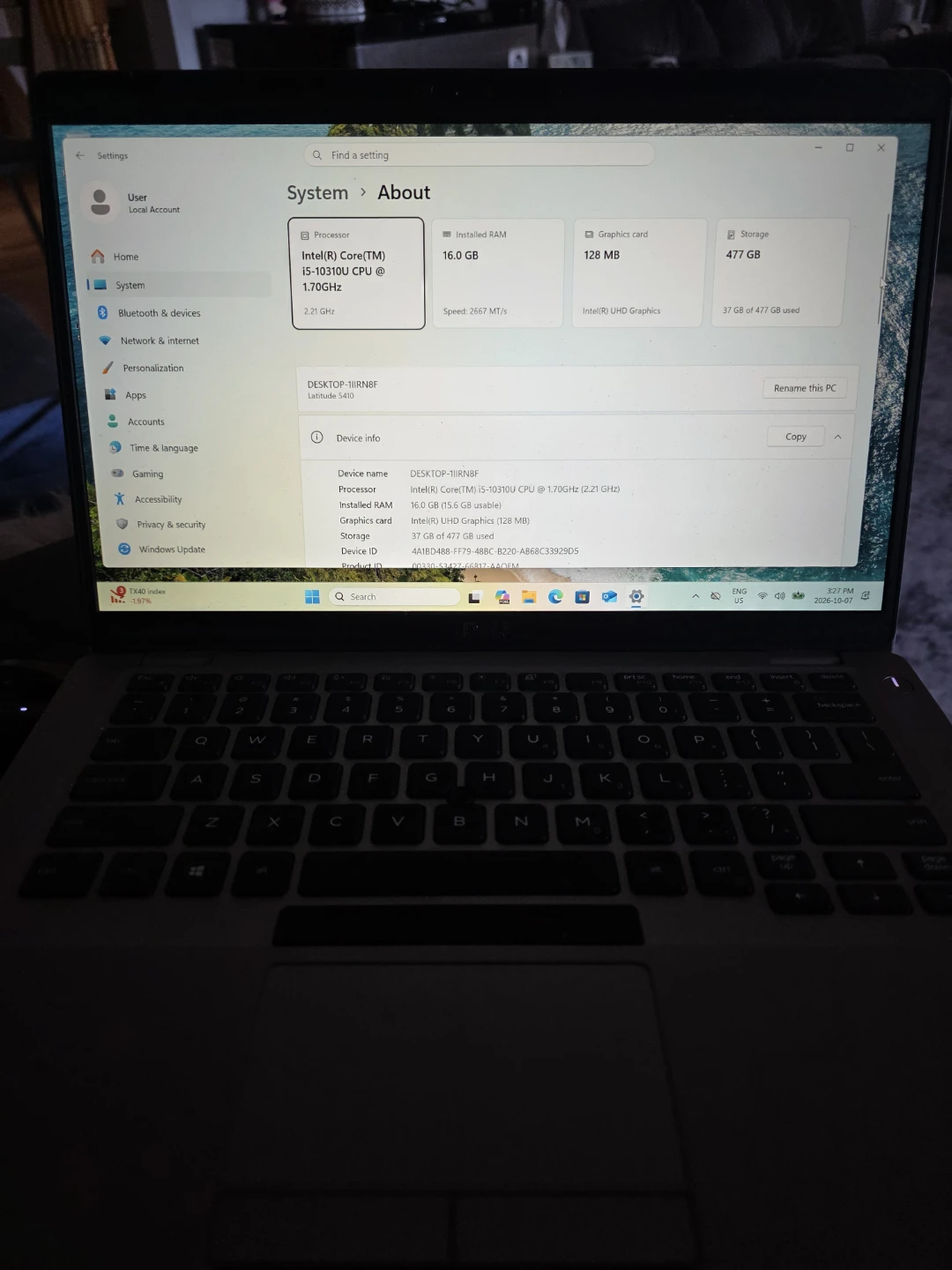 Dell Latitude 5410 Laptop i5 10th Gen - photo 5