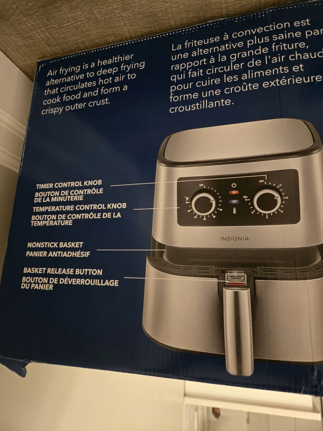 Insignia 4.8L Stainless Steel Air Fryer - photo 4