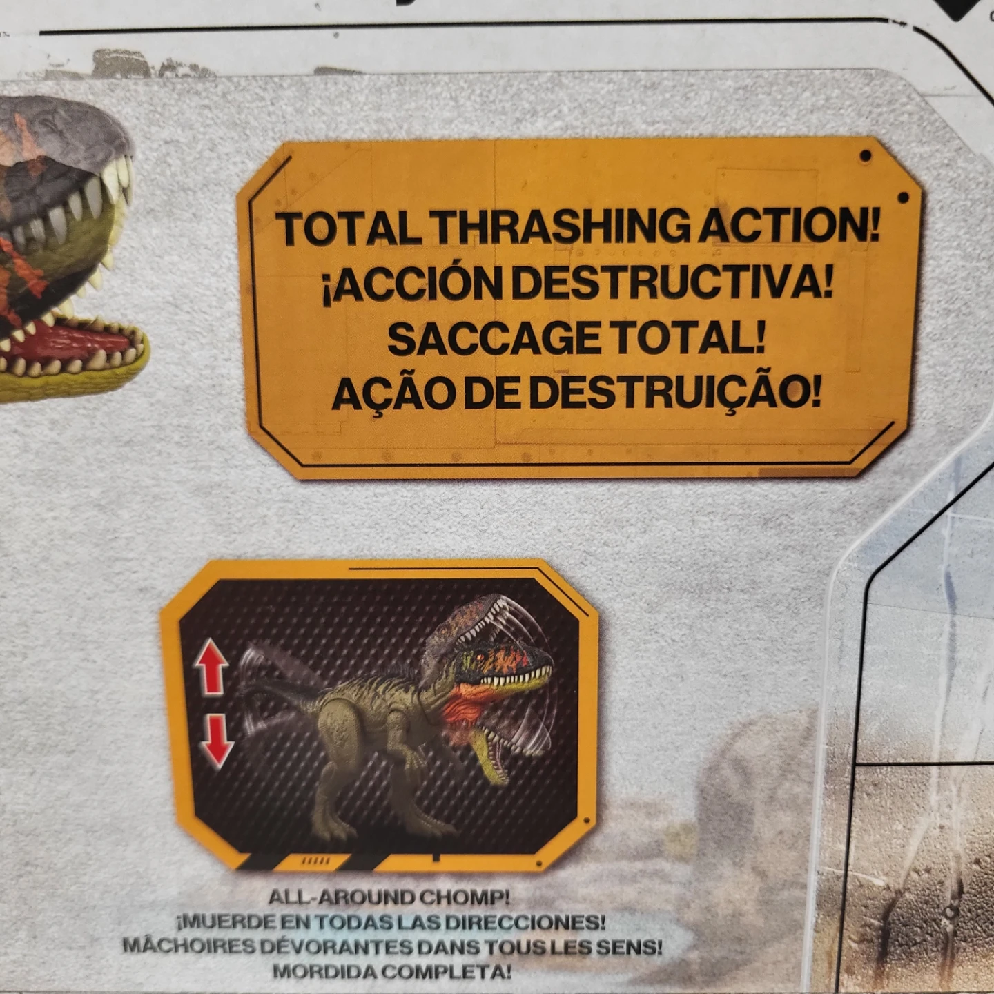 Jurassic World Gigantic Thrashers Tyrannotitan Toy - photo 5