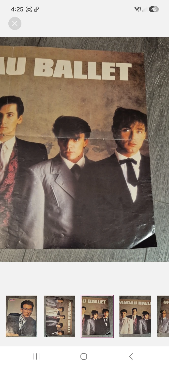Elvis Costello Rock and Roll Legend & Spandau Ballet Poster Rare - photo 3