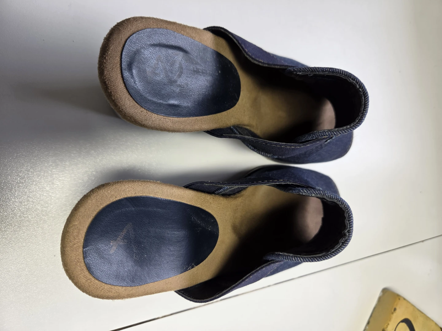 Aerosoles Denim Mule Heels Size 8.5M - photo 3