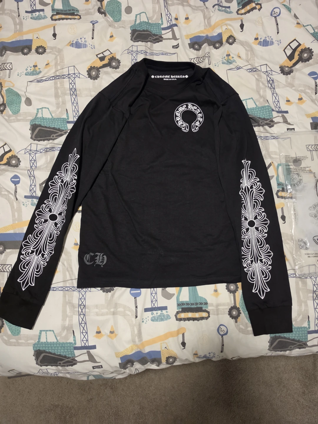 Chrome Hearts Long Sleeve T-Shirt Black - photo 2