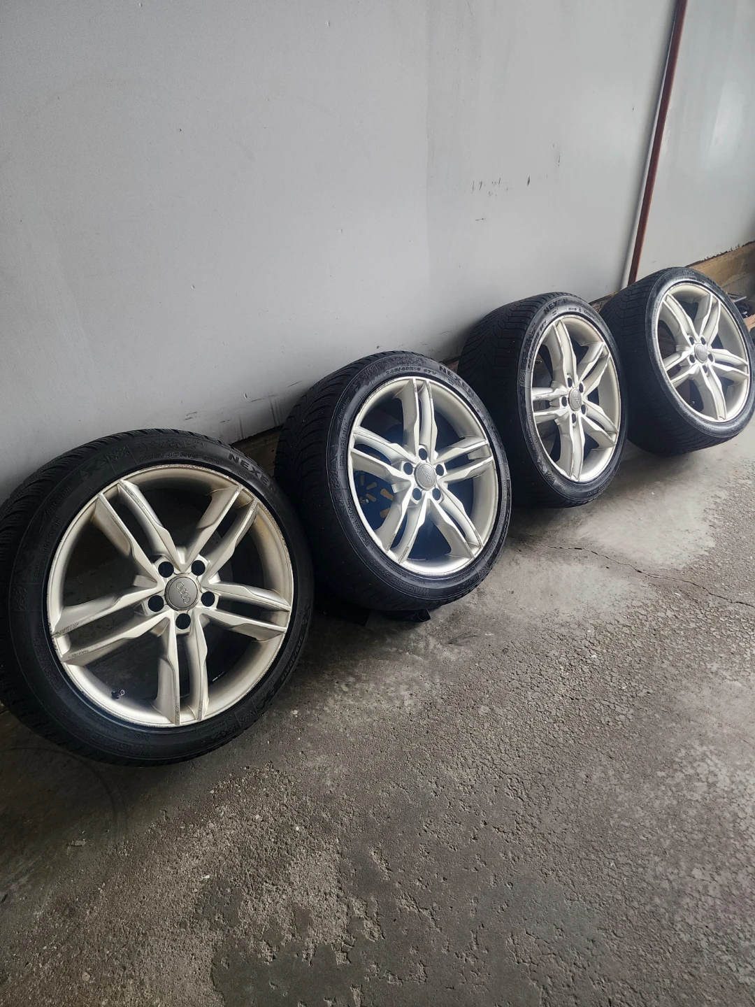 AUDI WINTER RIMS AND TIRES