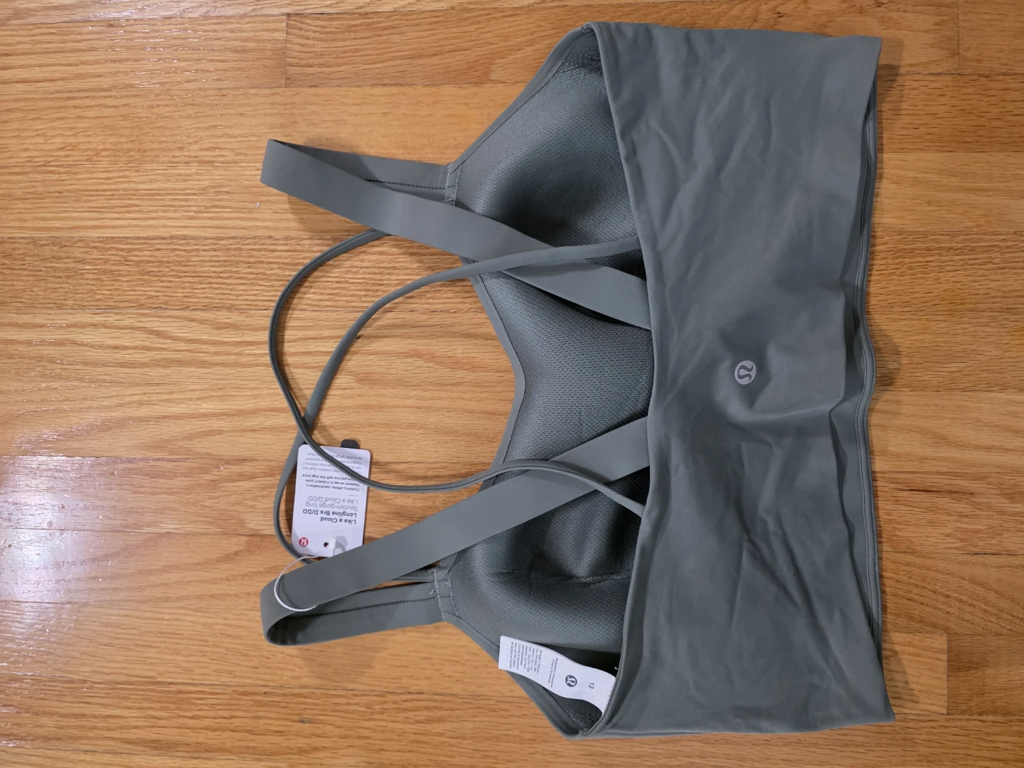 New lululemon athletica Strappy Longline Bralette in Sage - photo 2