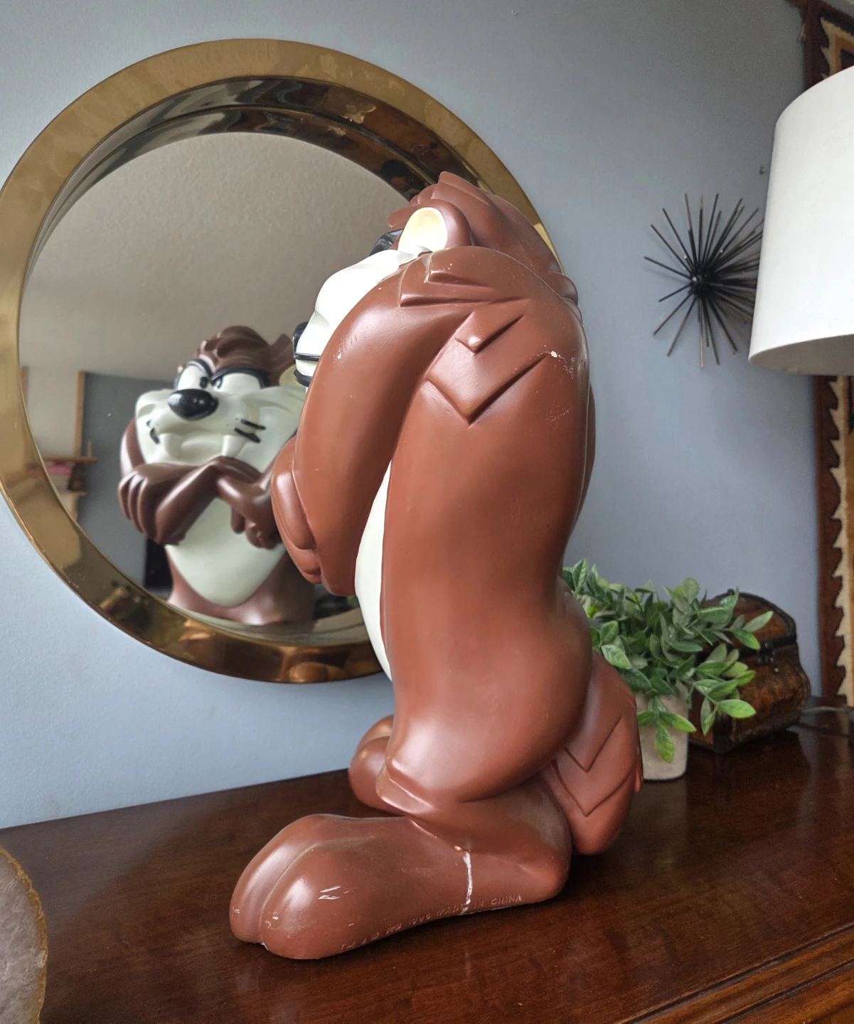 Vintage Large (18") Taz Tasmanian Devil Office WB Figurine - photo 5