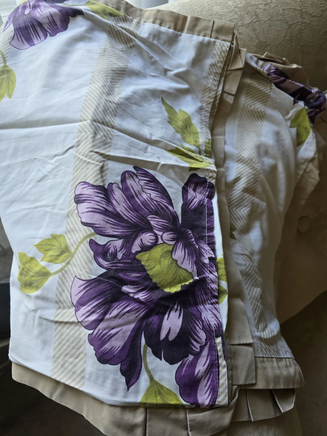 Floral Print king/queen duvet cover and Bed sheet. - photo 3