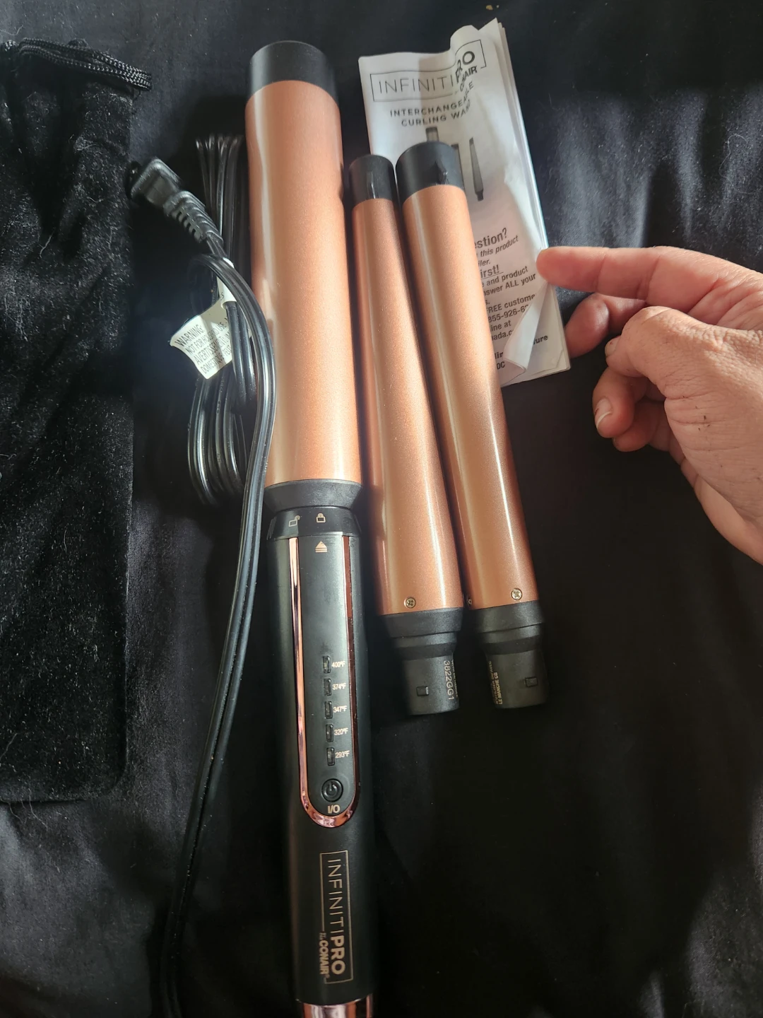 InfinitiPRO by Conair Interchangeable Curling Wand