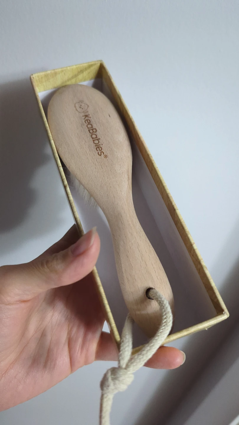KeaBabies Baby Wooden Hairbrush - photo 2