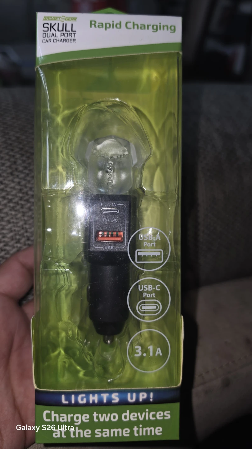 Gadget Gear Skull Dual Port Car Charger - photo 3