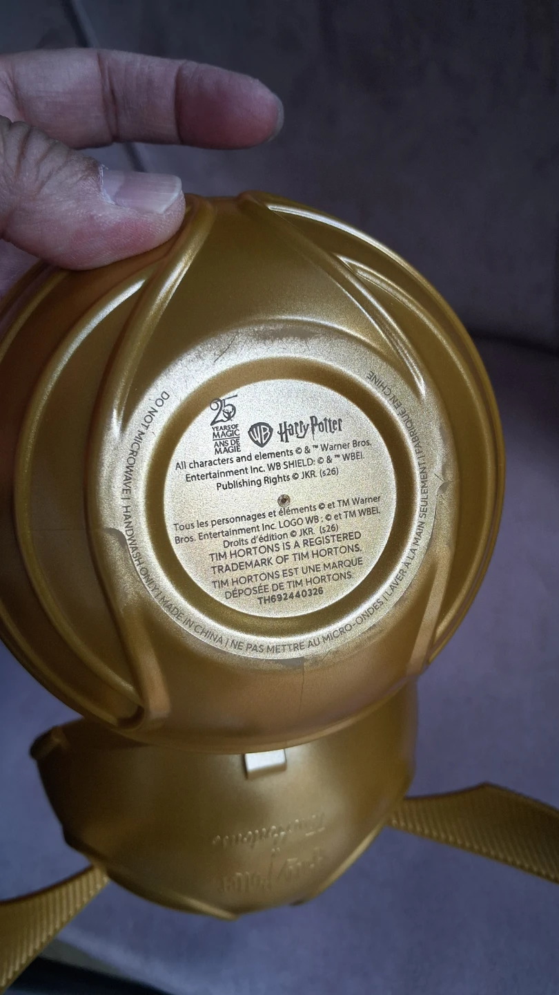 Golden Snitch Tim Hortons × Harry Potter - photo 4