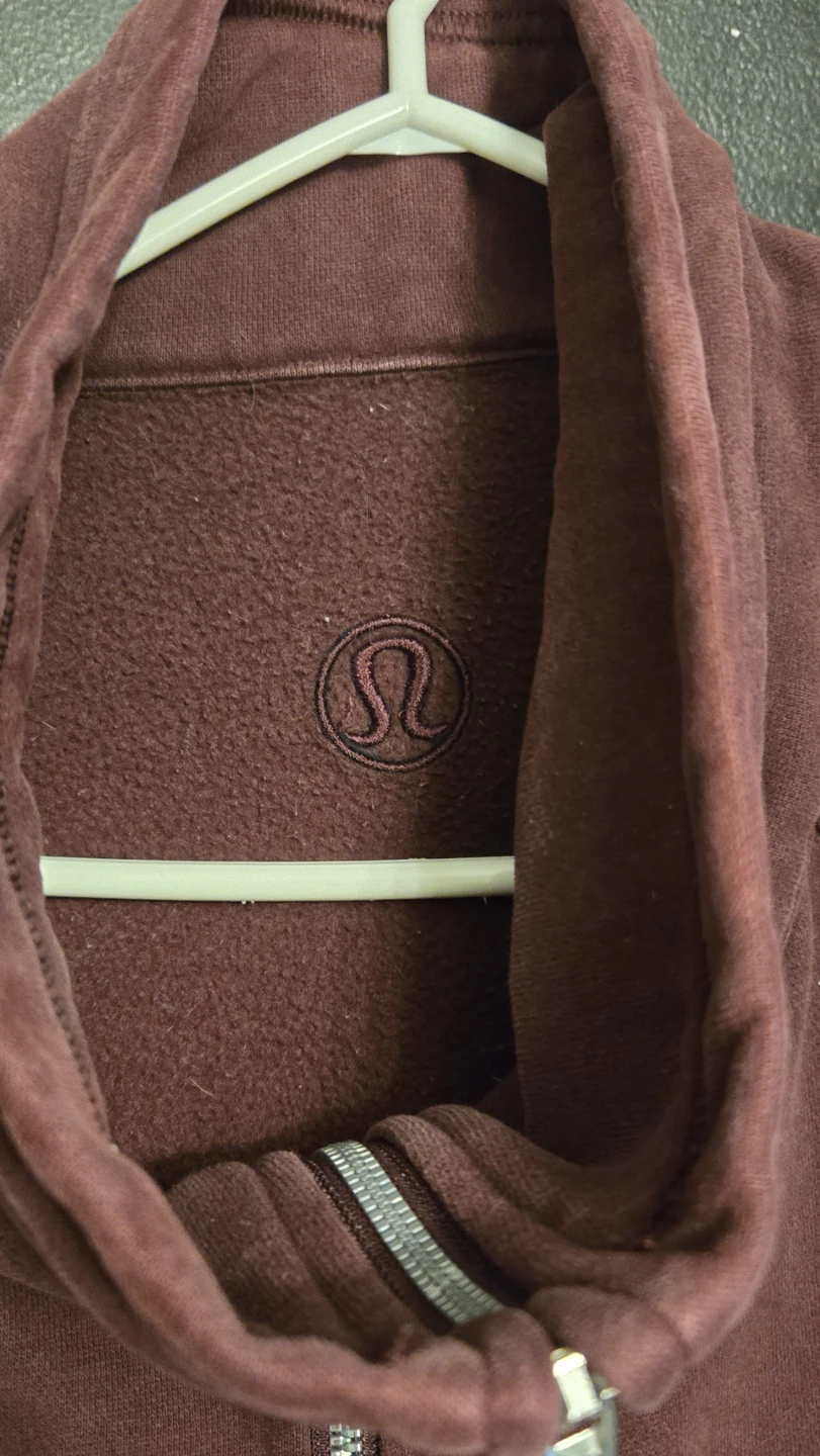 Lululemon Maroon Full Zip Hoodie - photo 2