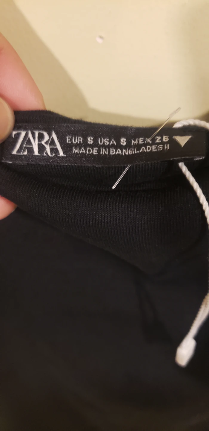 ZARA Black Spaghetti Strap Dress Size S - photo 3