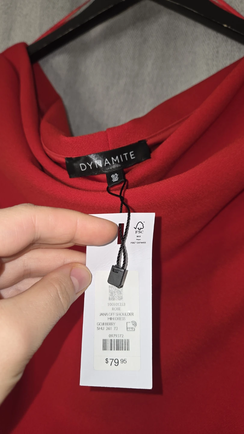 Dynamite Jana Off-Shoulder Mini Dress - photo 3