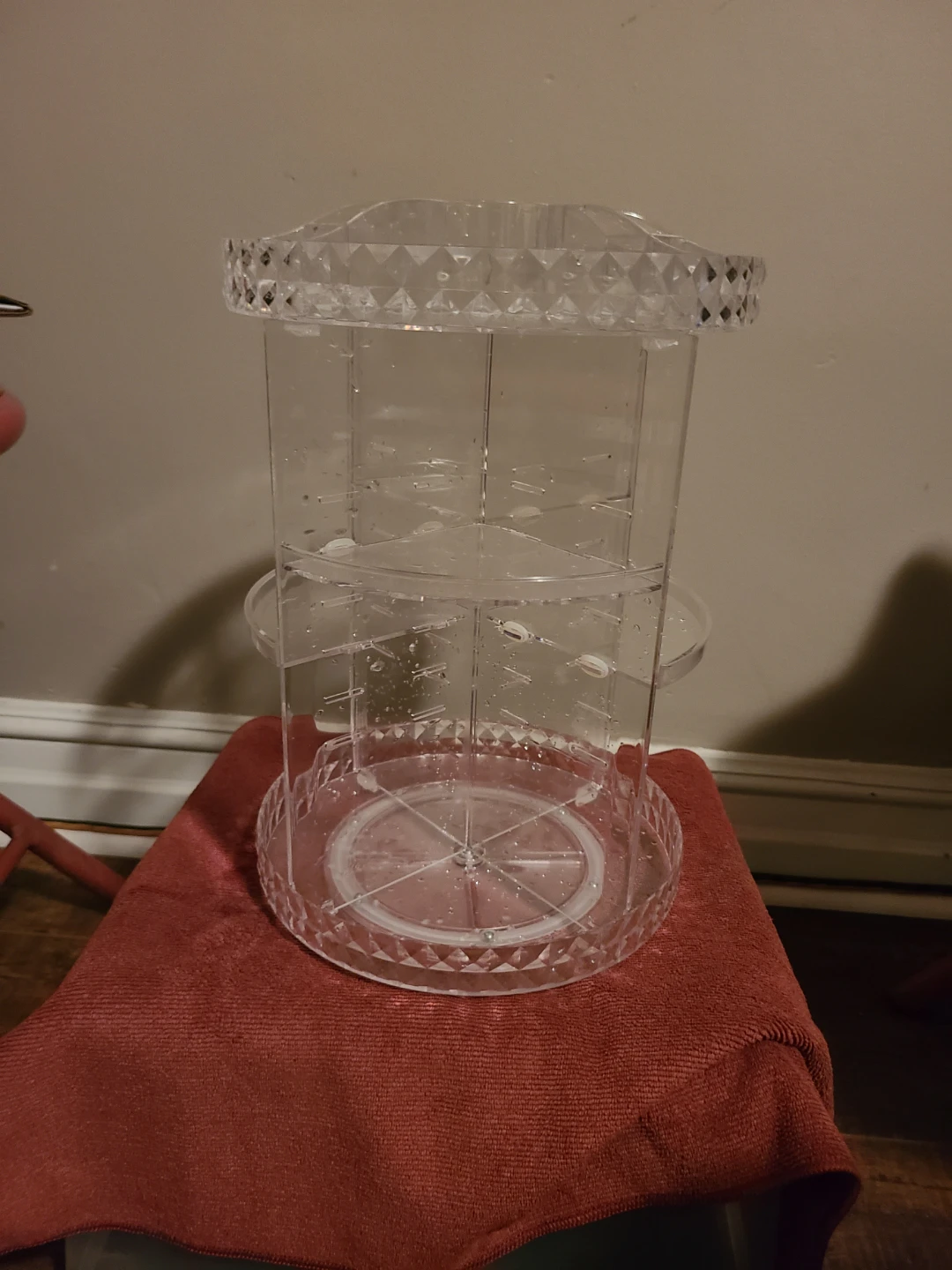 Clear Rotating Makeup Organizer