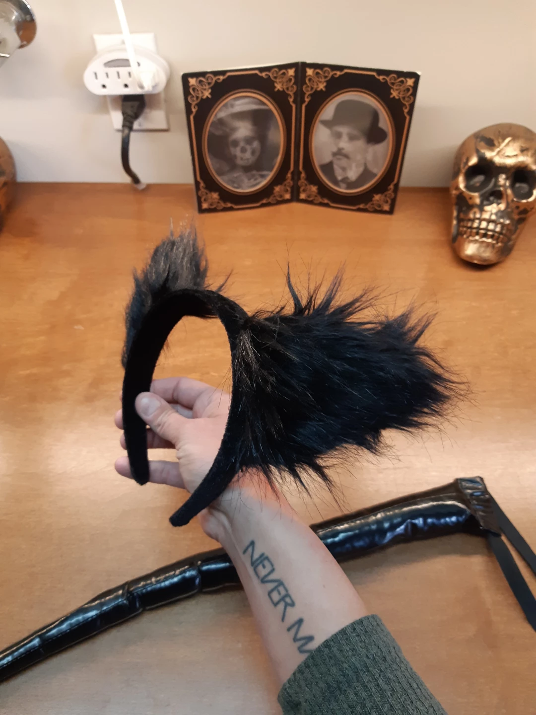 Black cat halloween costume accessory set - photo 5