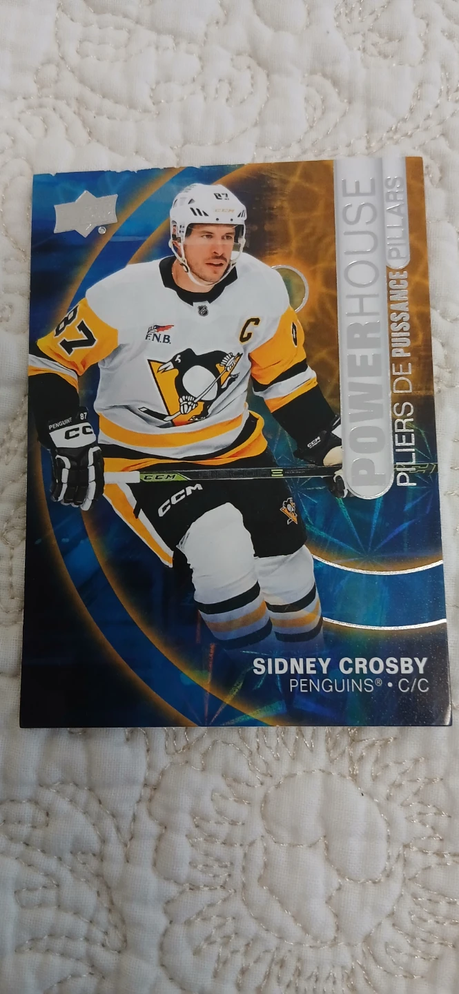 Sidney Crosby 2026-27 Tim Hortons rare Powerhouse Card 1/100