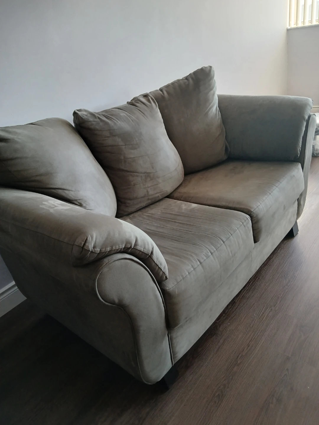 Grey Two-Seater Sofa
