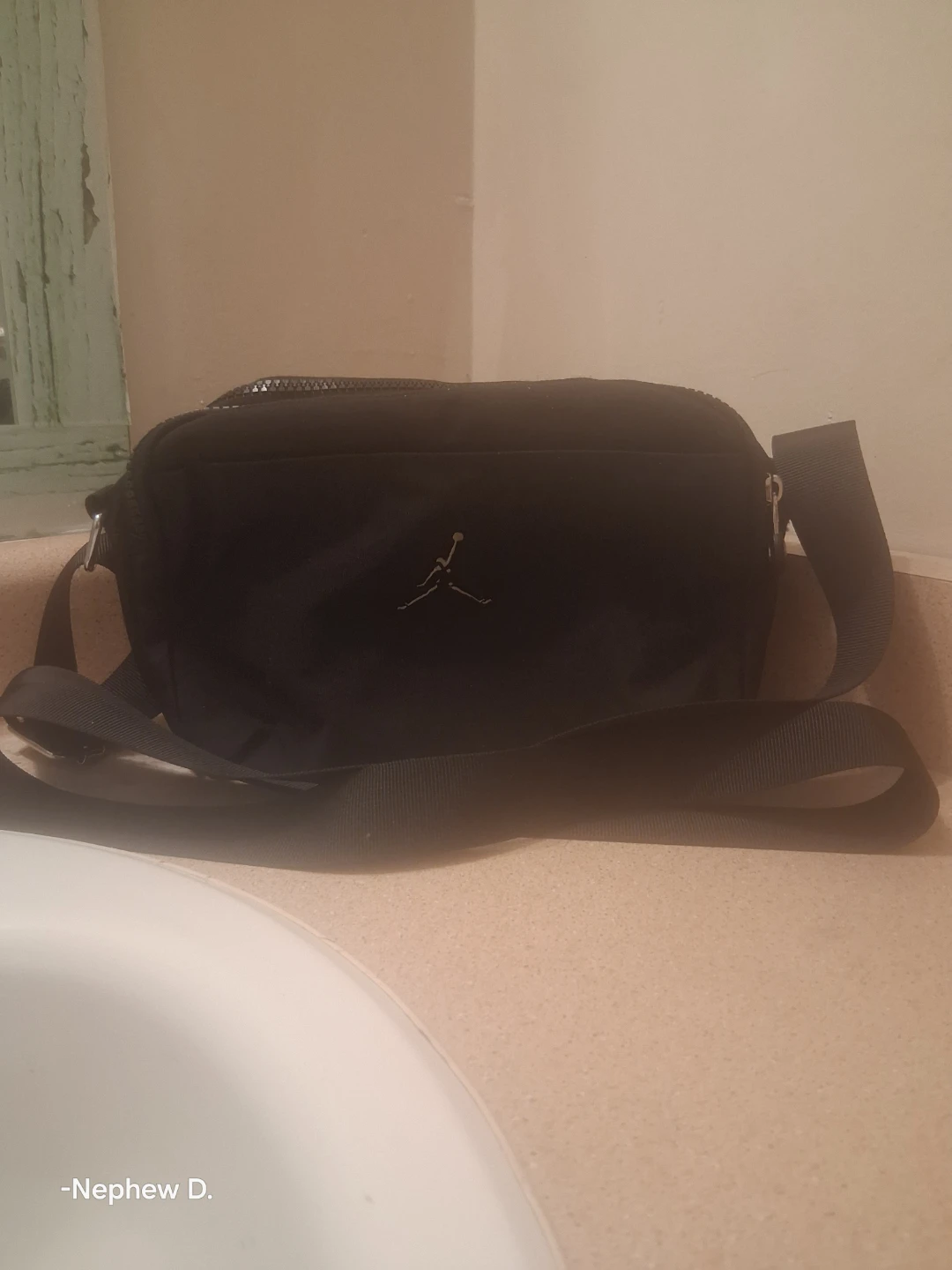 Jordan Black Crossbody Bag