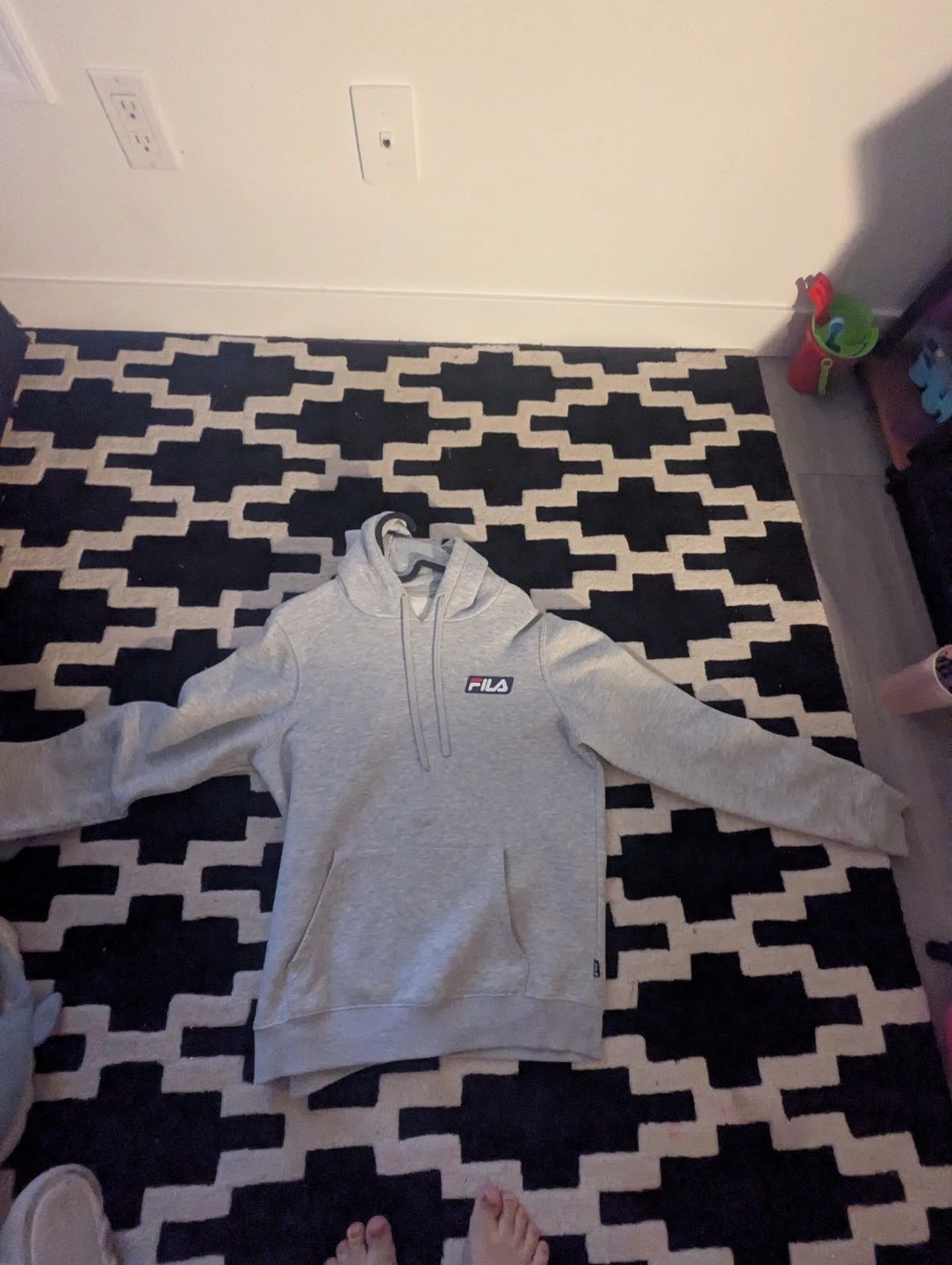 Grey Fila Hoodie