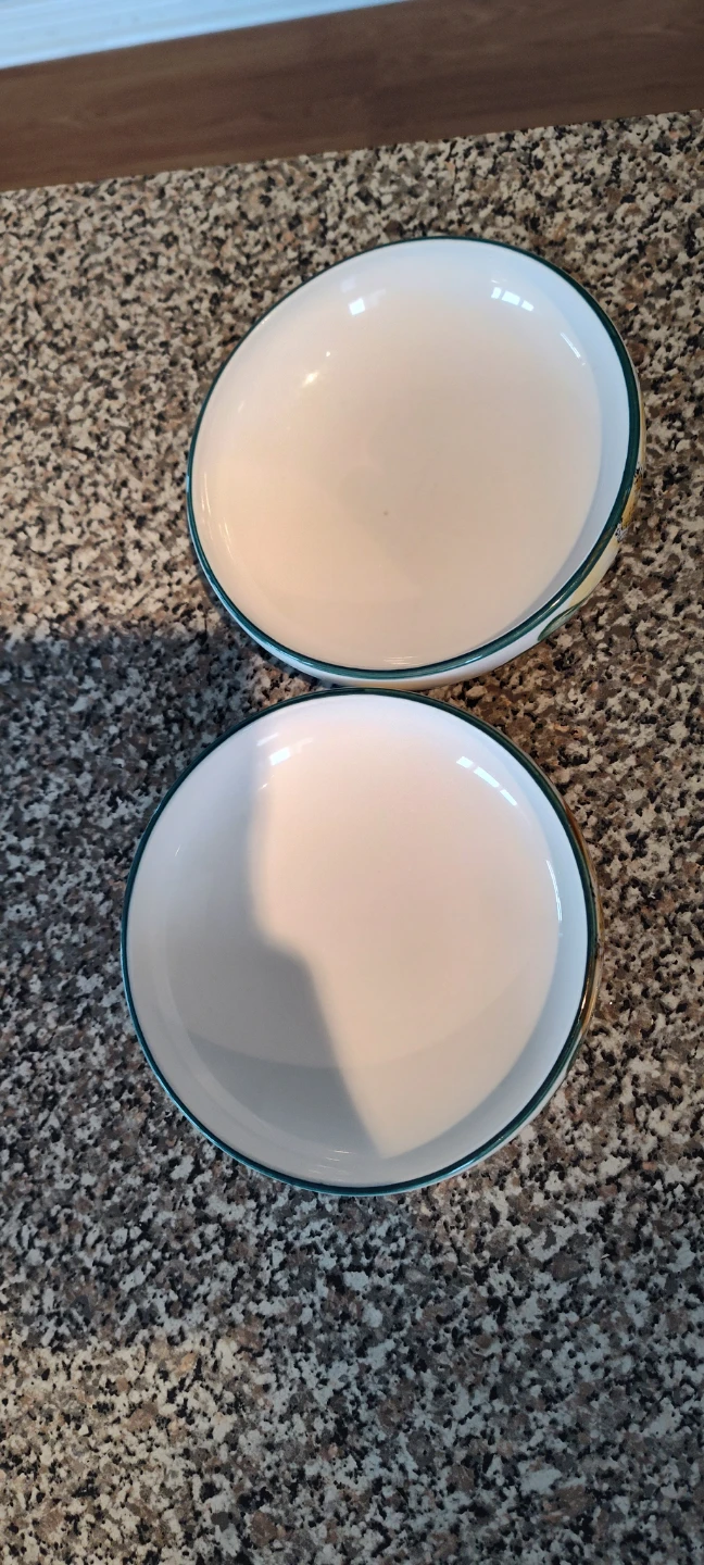 Set of 2 Korean Hand Painted Side Dish Plates