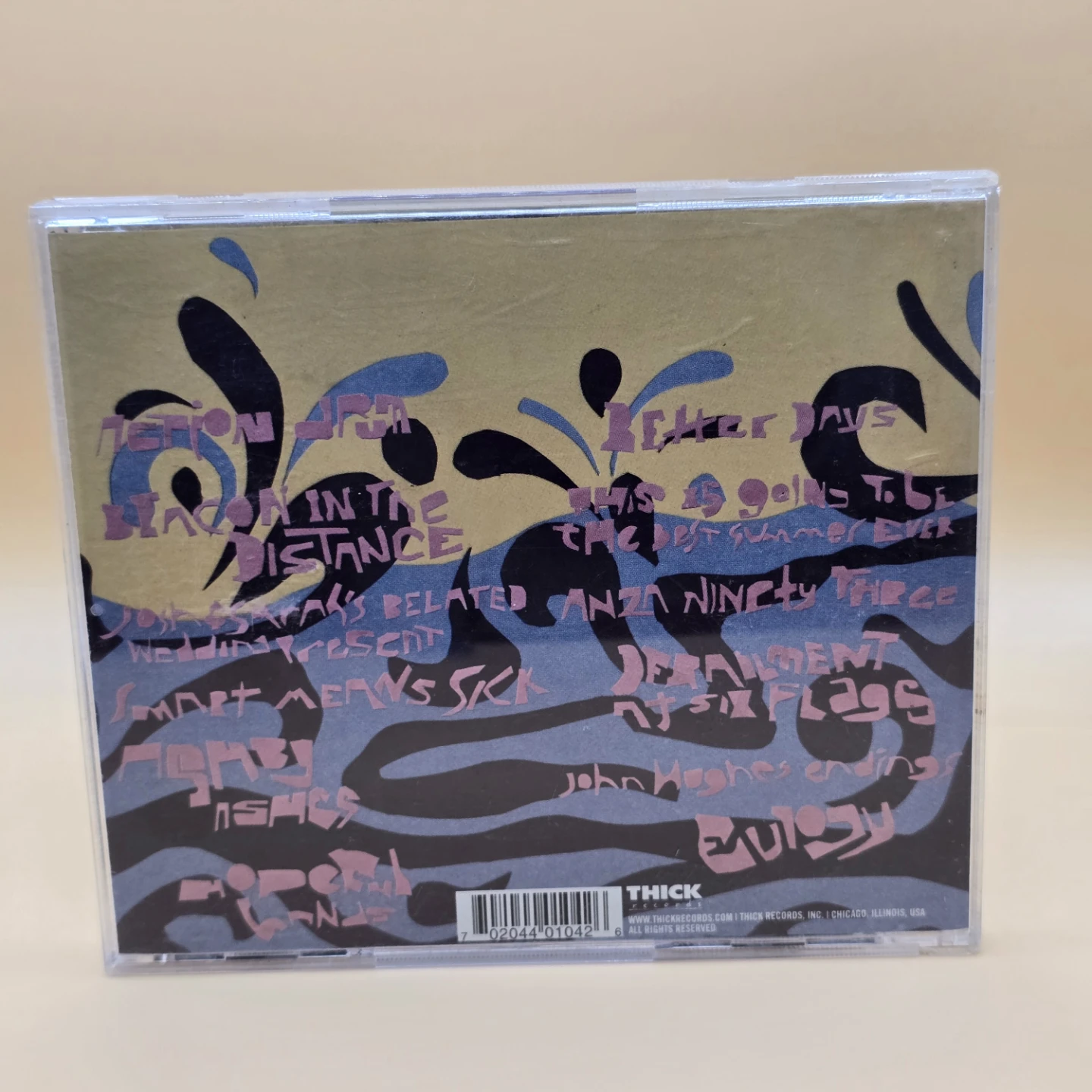We Are All Natural Disasters CD by The Methadones - photo 2