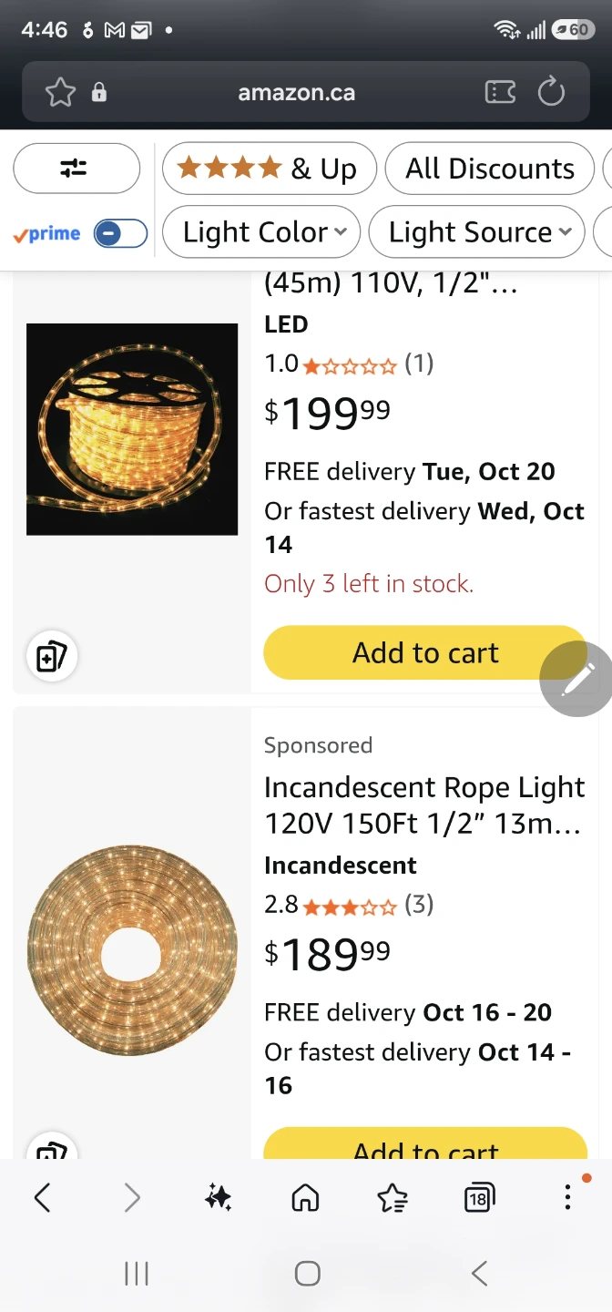 Flexilight 45m LED Rope Light - Warm White - photo 5