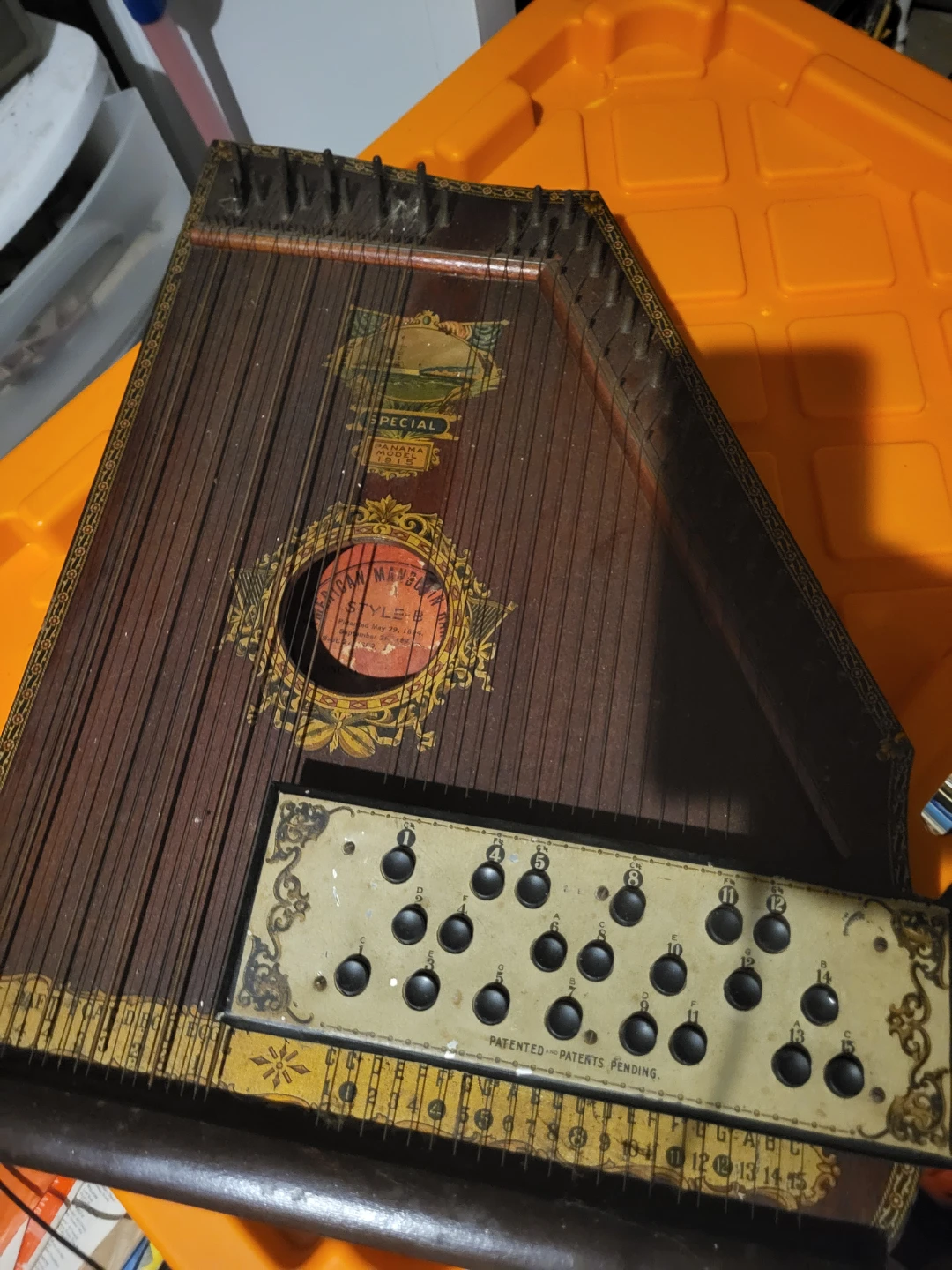 Vintage American Mandolin Co. Panama Model Zither