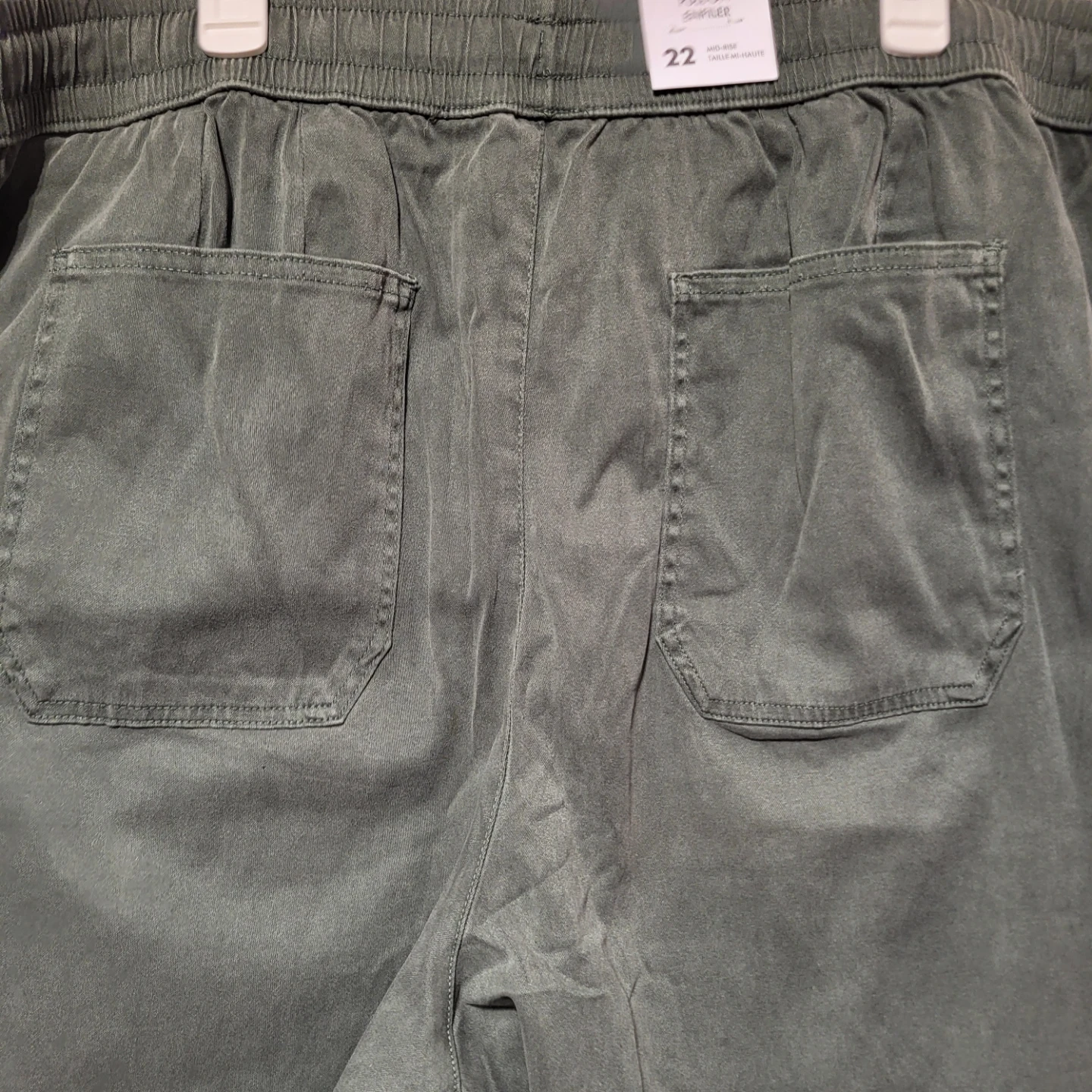 Lane Bryant Olive Green Mid-Rise Pants - photo 4