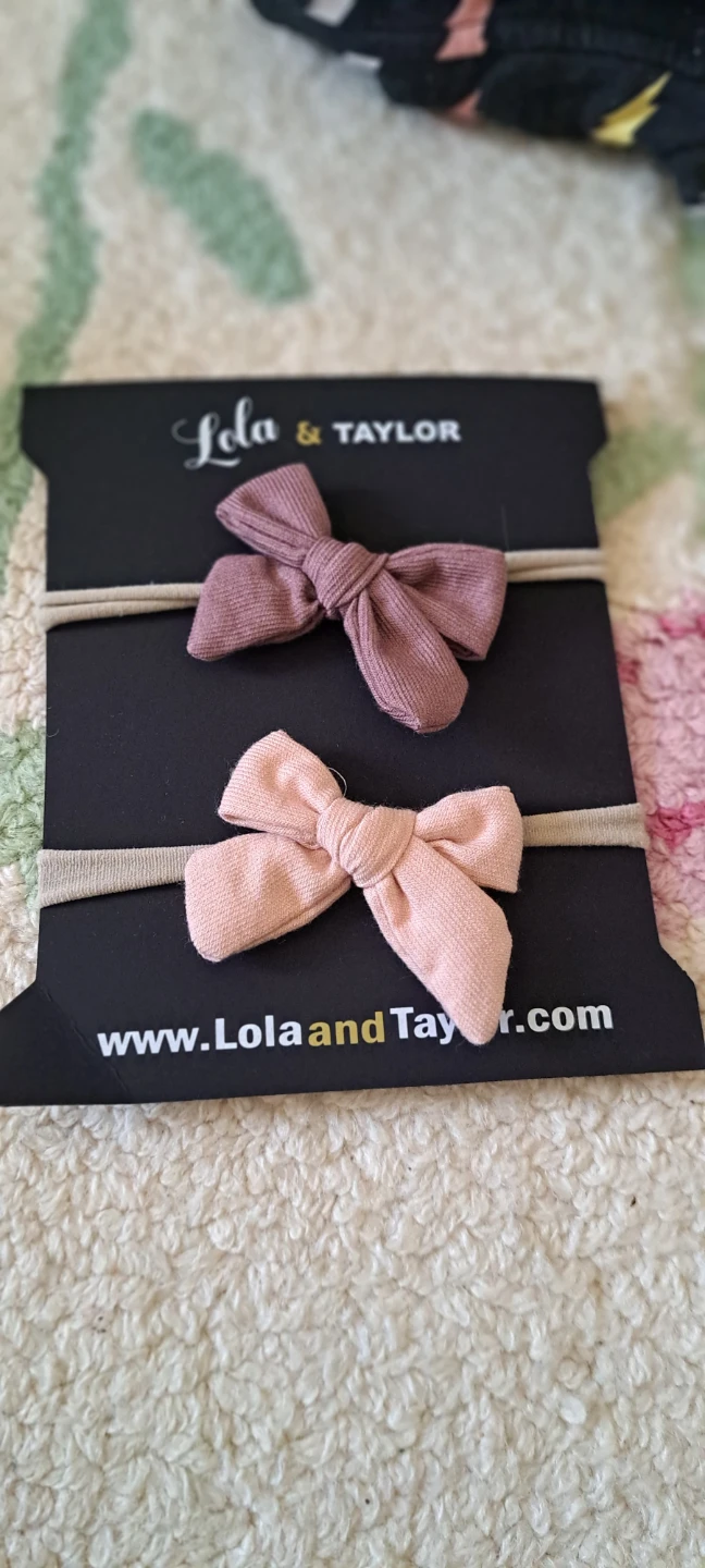 Lola & Taylor Baby Bow Headbands