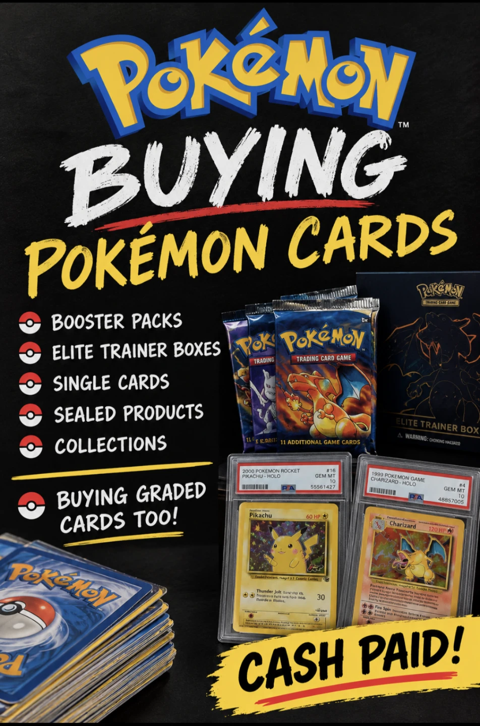 Buying Pokémon Cards and Collections
