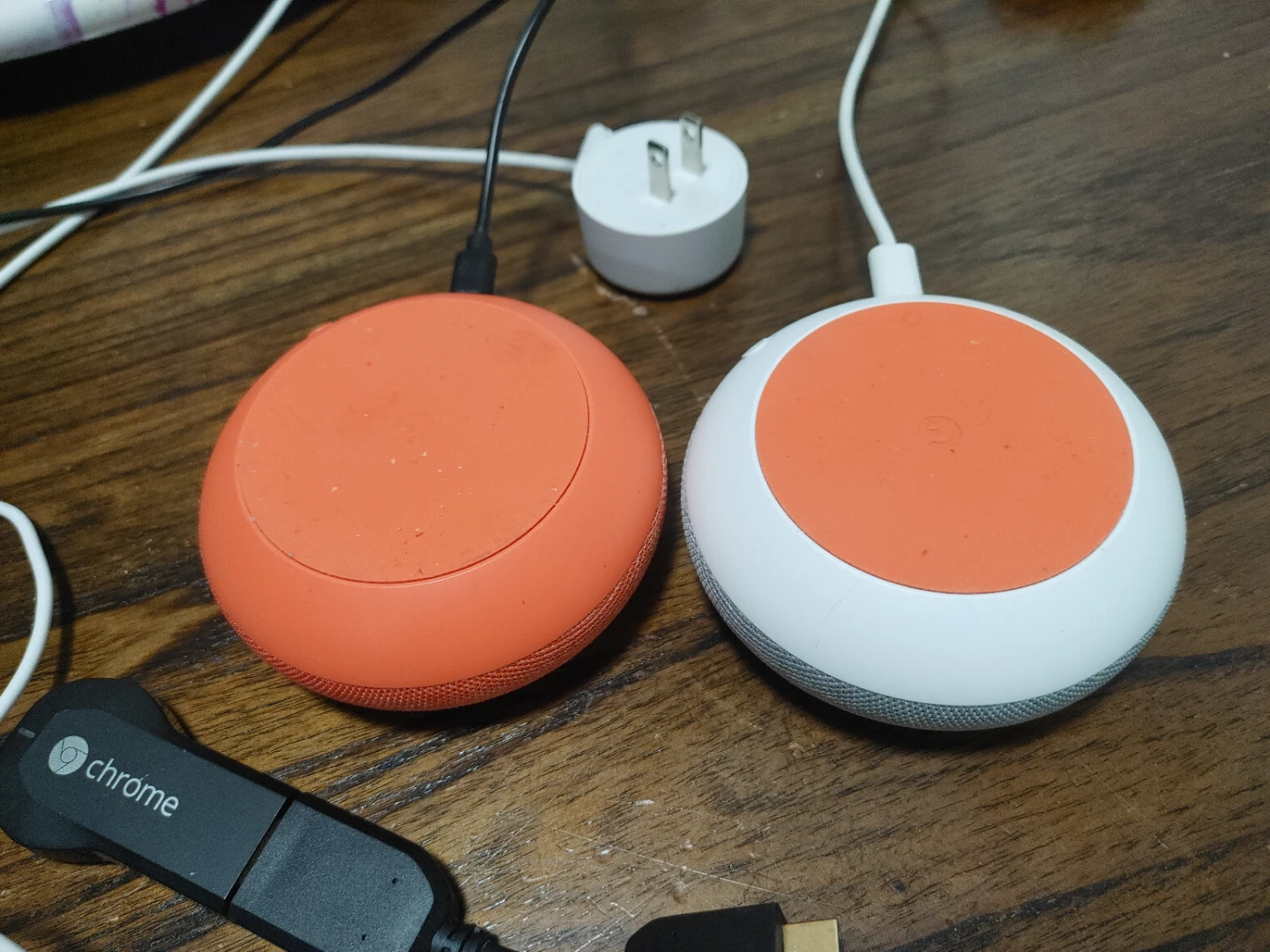 Google Chromecast and Two Nest Mini Speakers - photo 3